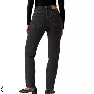 Levi's Women's Straight Leg Jeans - black